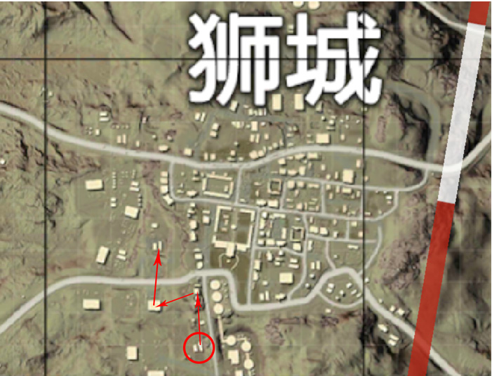 和平精英沙漠地图狮城怎样打野？