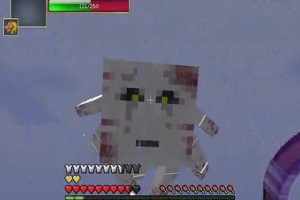 我的世界minecraft恶魂怎么打