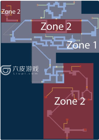 最终幻想：勇气启示录兰泽尔特遗迹探索地图