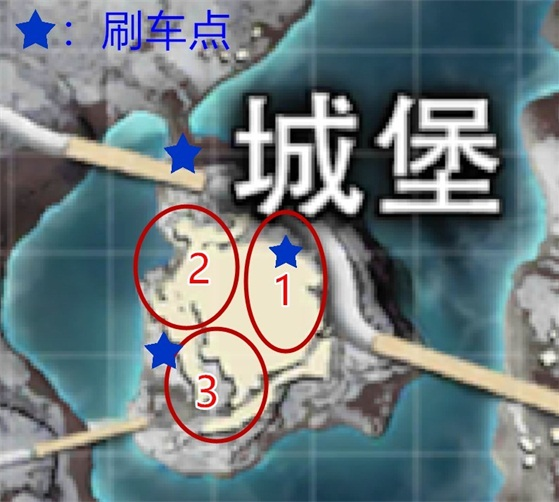 和平精英雪地地图城堡如何打？