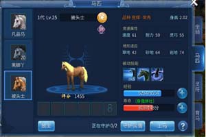 倩女幽魂手游马匹系统·马匹介绍篇