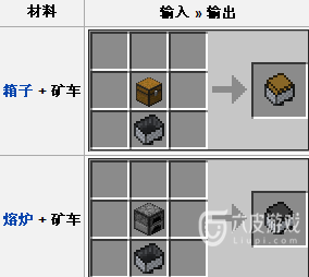 我的世界minecraft矿车怎么做