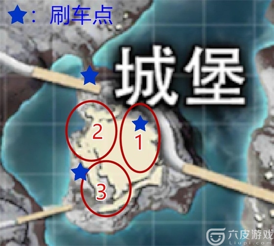 和平精英雪地地图城堡如何打？