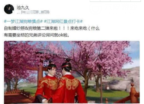 一梦江湖如何拍婚纱照？