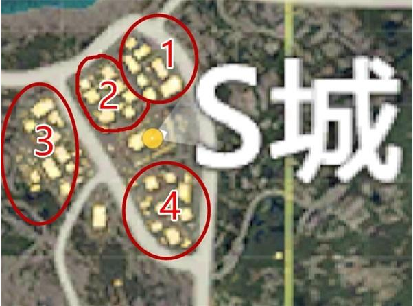 和平精英海岛地图S城怎样打？