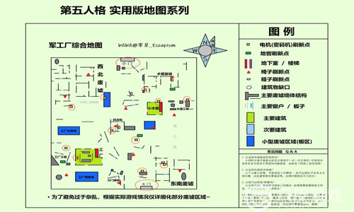 第五人格四种地图布局解析