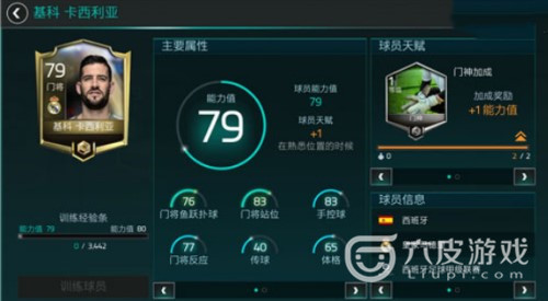 FIFA足球世界卡西利亚怎么样