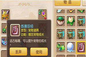 梦幻西游手游炼兽珍经使用须知