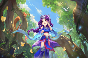 梦幻西游手游巫蛮儿染色效果图