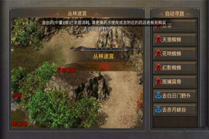 热血传奇丛林迷宫怎么去？