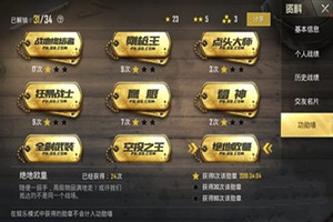 和平精英勋章怎么获得